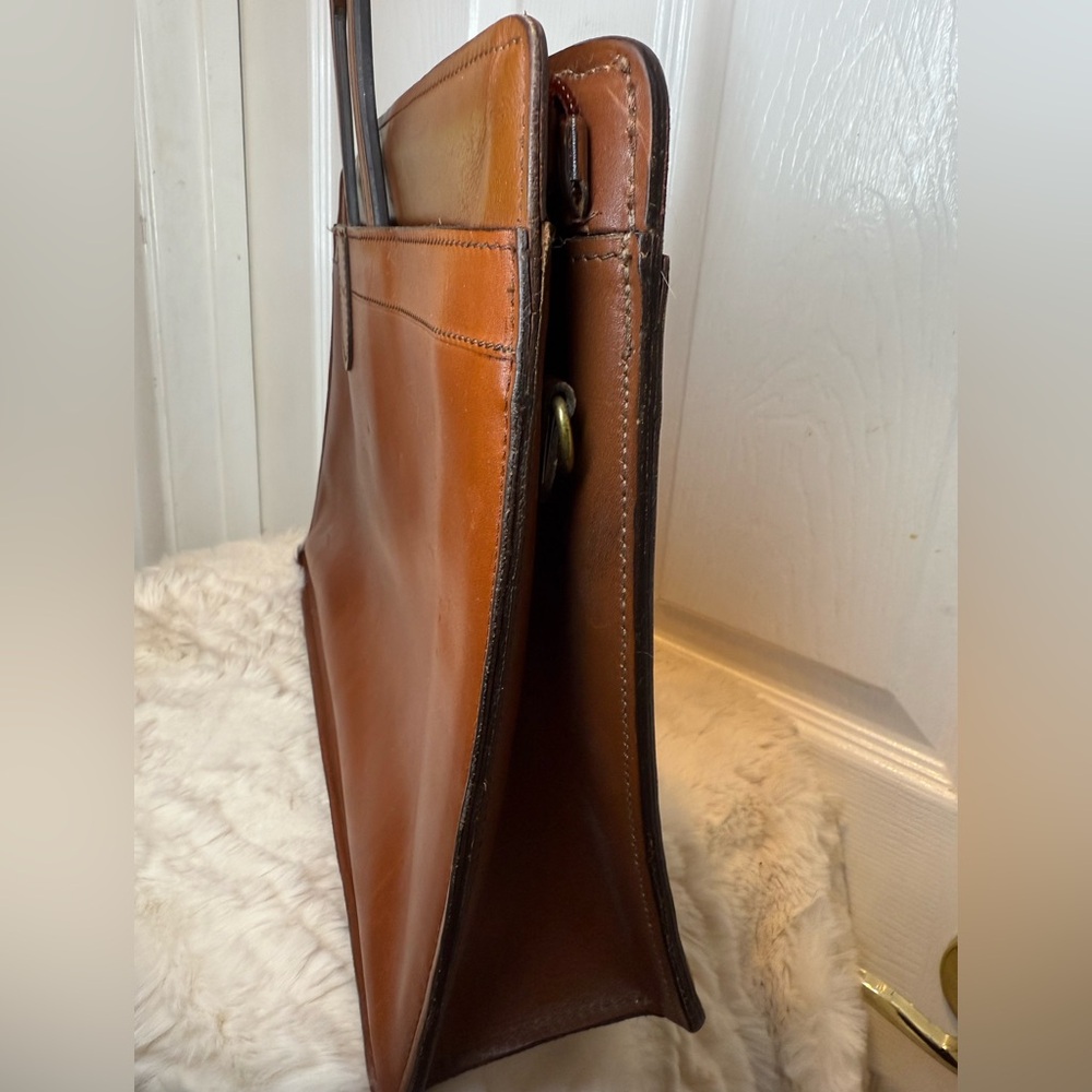 HARTMANN VINTAGE PORTFOLIO LEATHER EXECUTIVE STRUCTURED BRIEFCASE - Picture 5 of 14